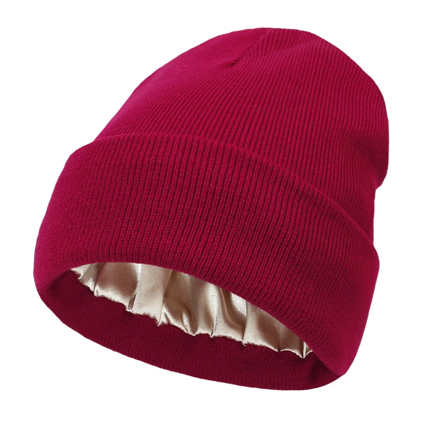 Gorro Unissex com Forro em Cetim Cuff