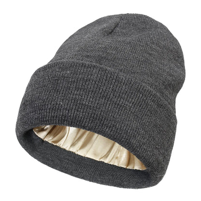 Gorro Unissex com Forro em Cetim Cuff