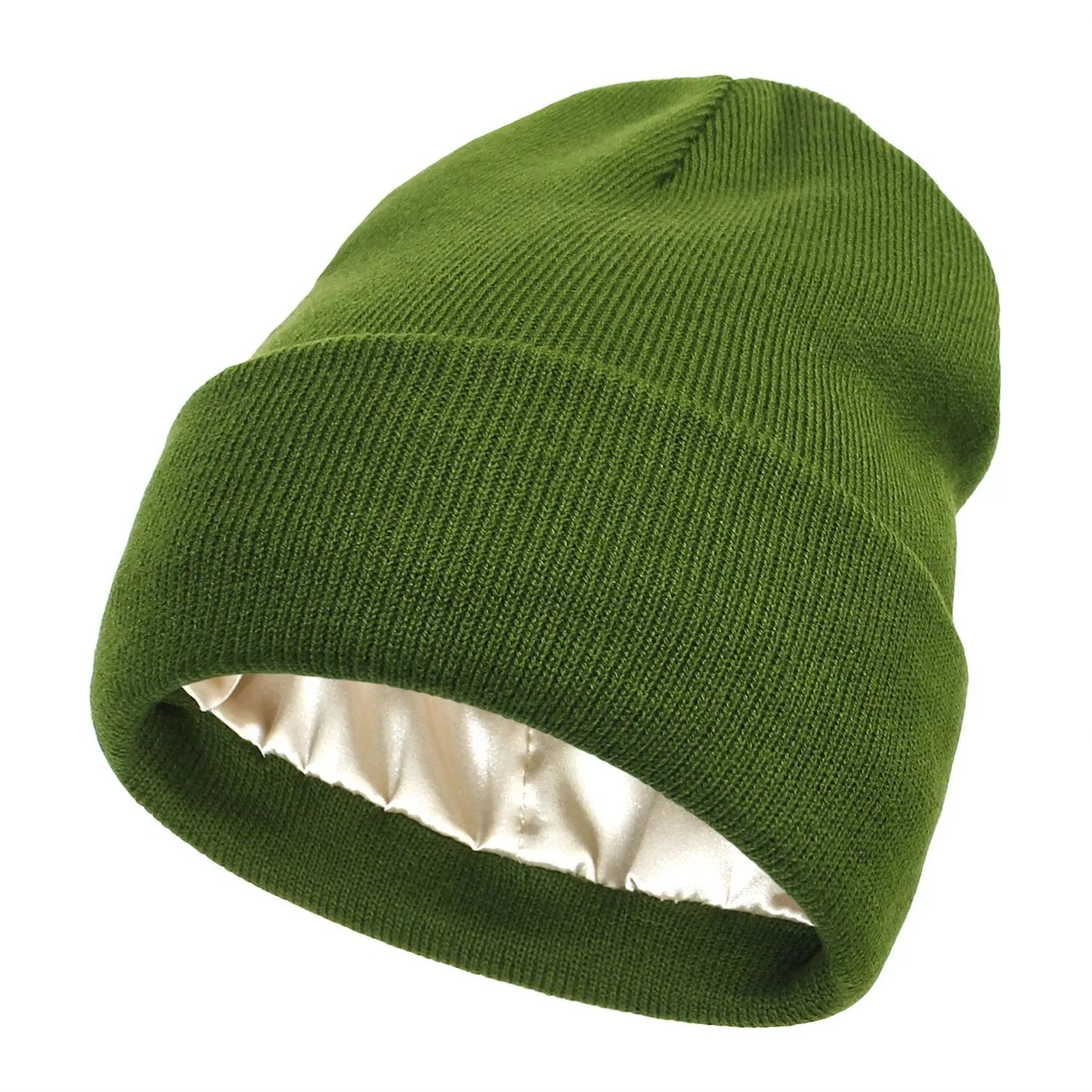 Gorro Unissex com Forro em Cetim Cuff