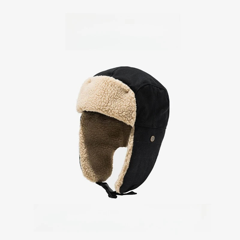 Gorro de Inverno Aviador com Protetor de Orelha Outdoor