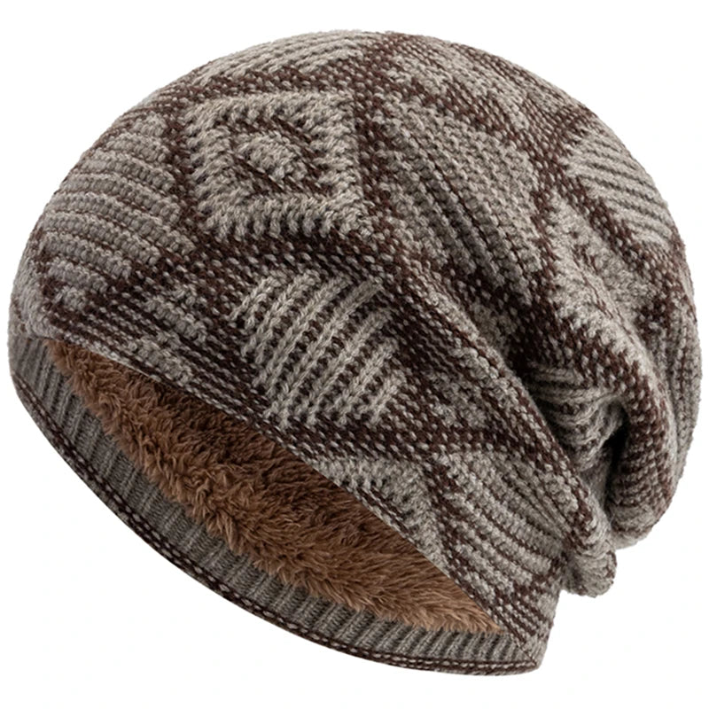 Gorro de Inverno Masculino Geometrics