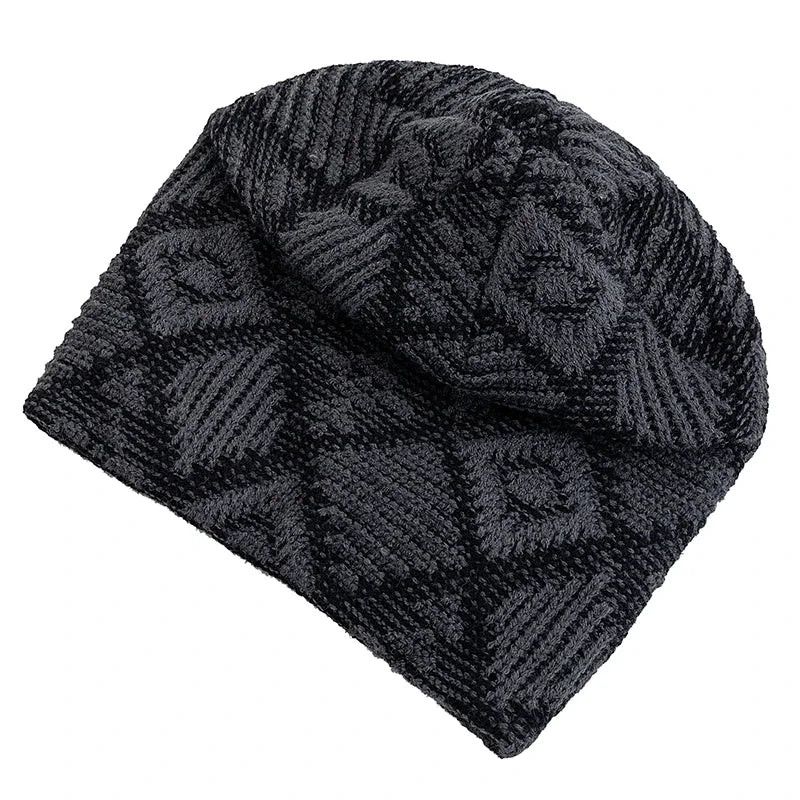 Gorro de Inverno Masculino Geometrics