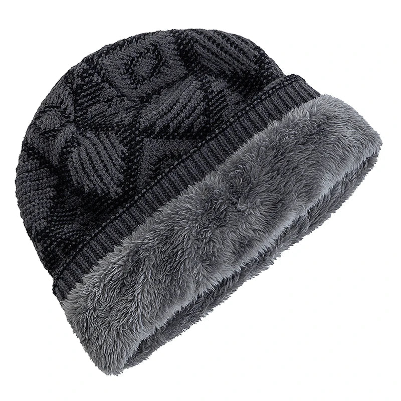 Gorro de Inverno Masculino Geometrics