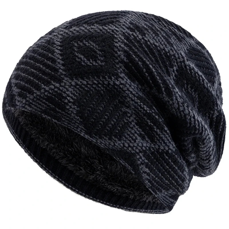 Gorro de Inverno Masculino Geometrics