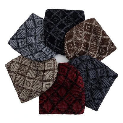 Gorro de Inverno Masculino Geometrics