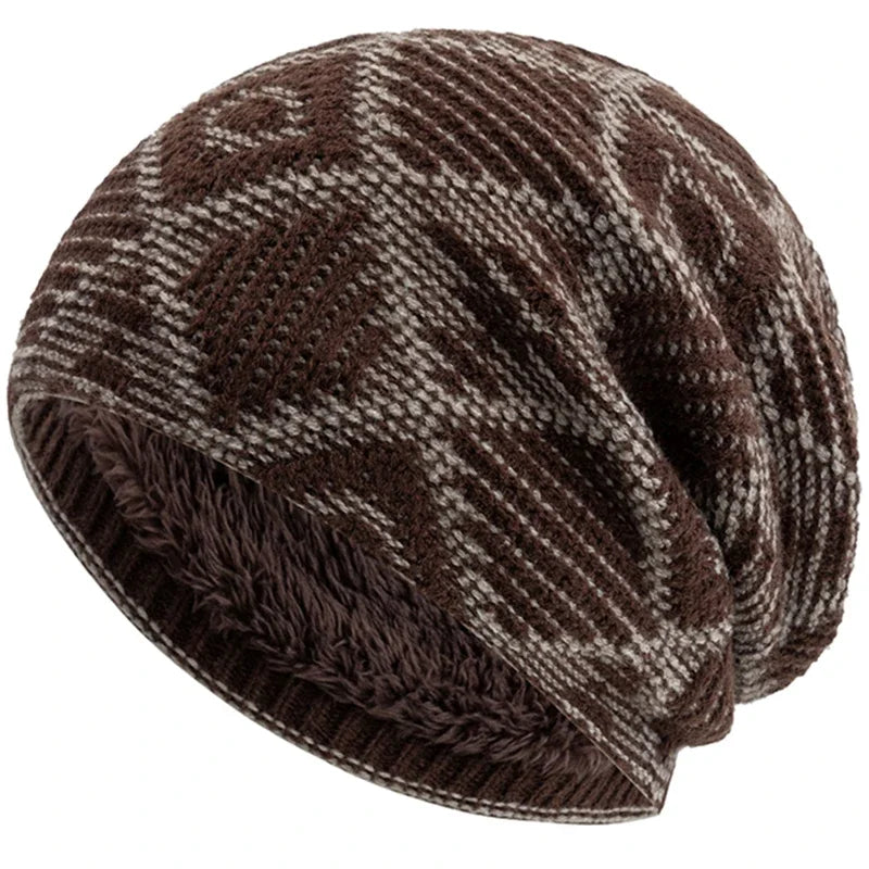 Gorro de Inverno Masculino Geometrics