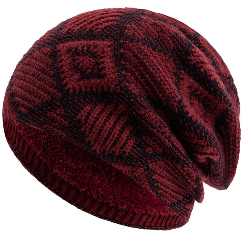 Gorro de Inverno Masculino Geometrics