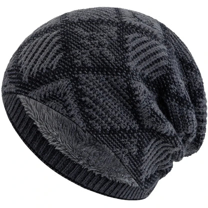 Gorro de Inverno Masculino Geometrics