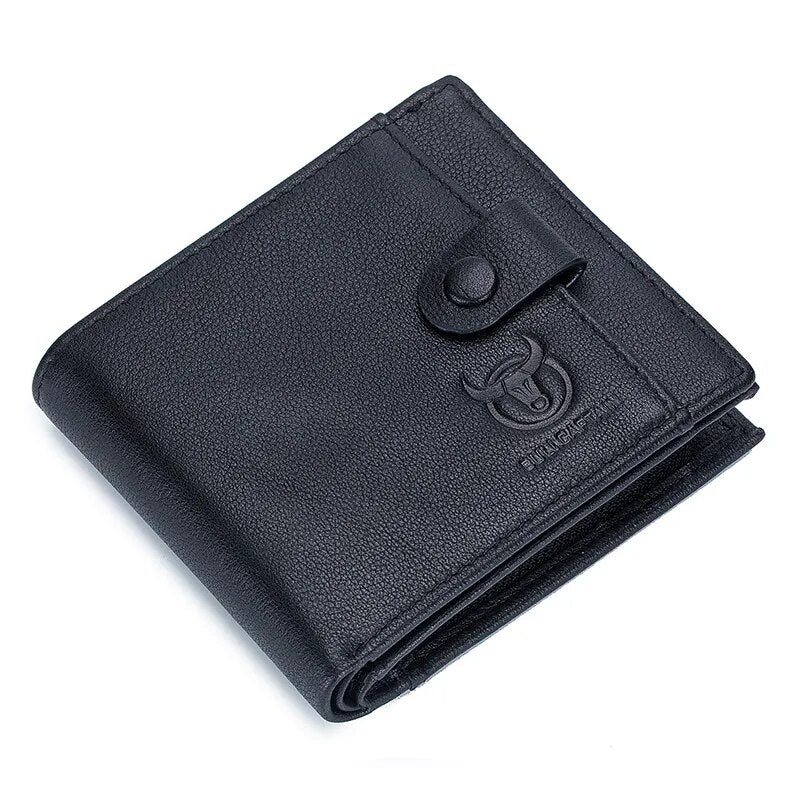 Carteira de Couro Masculina Preto - Orion