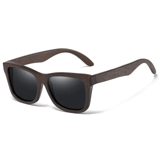 Óculos de Sol Haste Madeira Masculino Preto - Orion