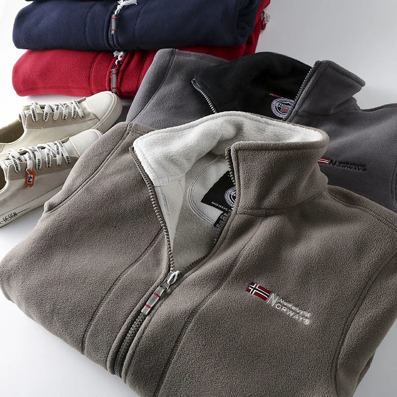 Jaqueta Masculina Casual com Zíper Norway