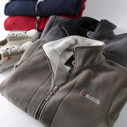 Jaqueta Masculina Casual com Zíper Norway