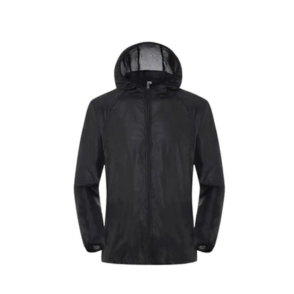 Jaqueta Masculina Corta Vento Impermeável com Zíper e Bolso