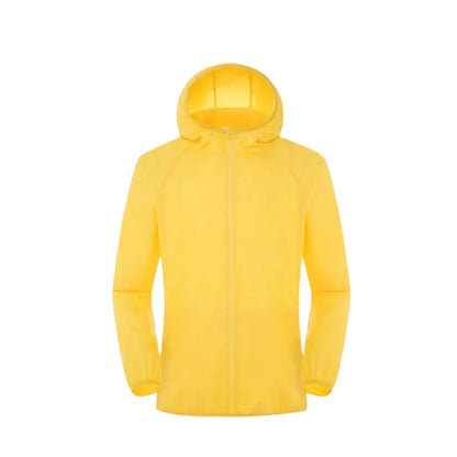 Jaqueta Masculina Corta Vento Impermeável com Zíper e Bolso