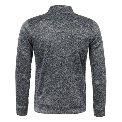 Jaqueta Masculina Estilo Cardigan com Zíper Jack