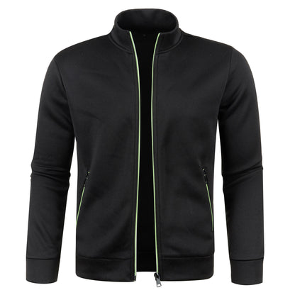 Jaqueta Masculina Estilo Cardigan com Zíper Jack