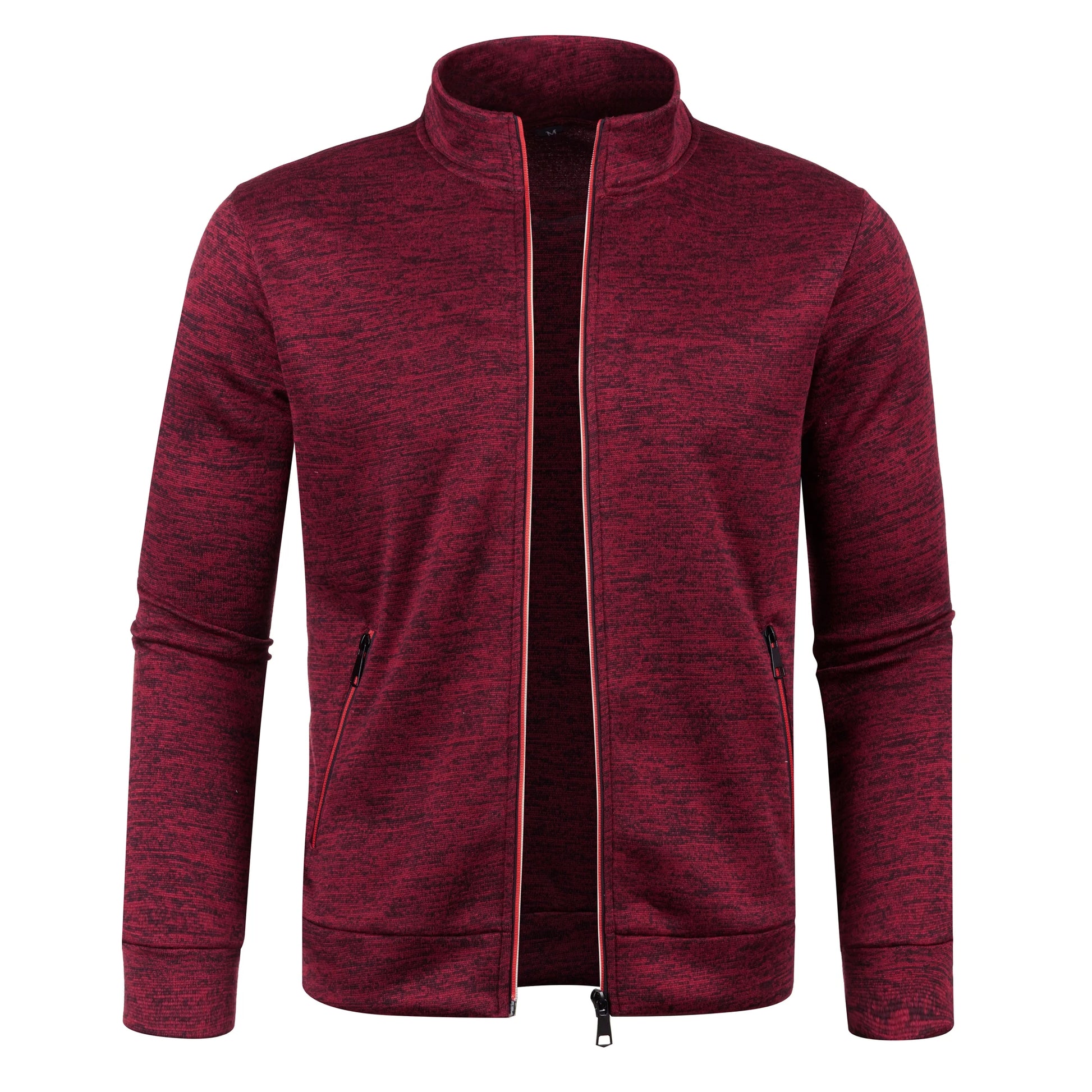 Jaqueta Masculina Estilo Cardigan com Zíper Jack