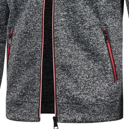 Jaqueta Masculina Estilo Cardigan com Zíper Jack