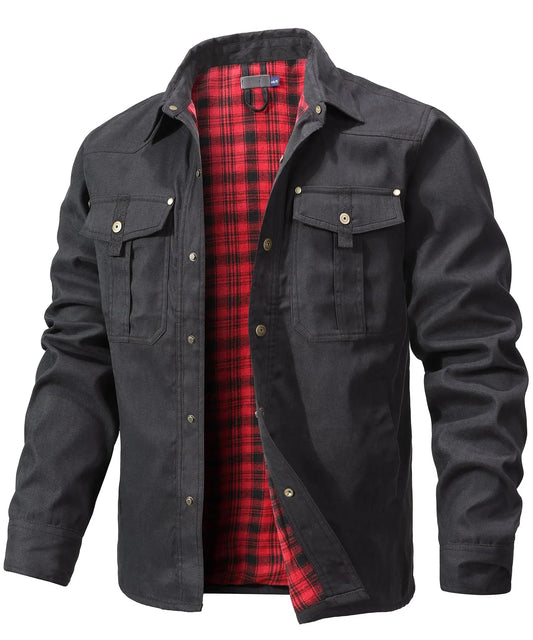 Jaqueta Masculina Forrada Xadrez