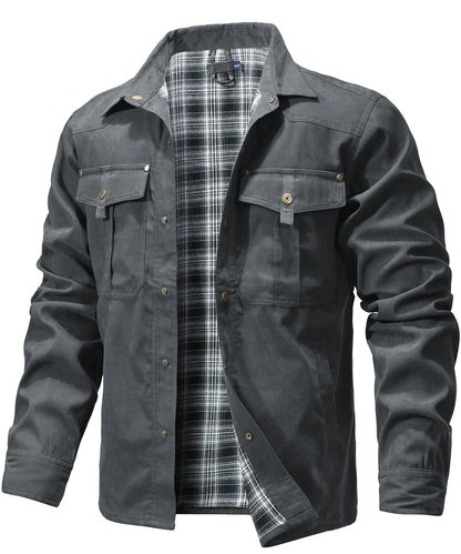 Jaqueta Masculina Forrada Xadrez