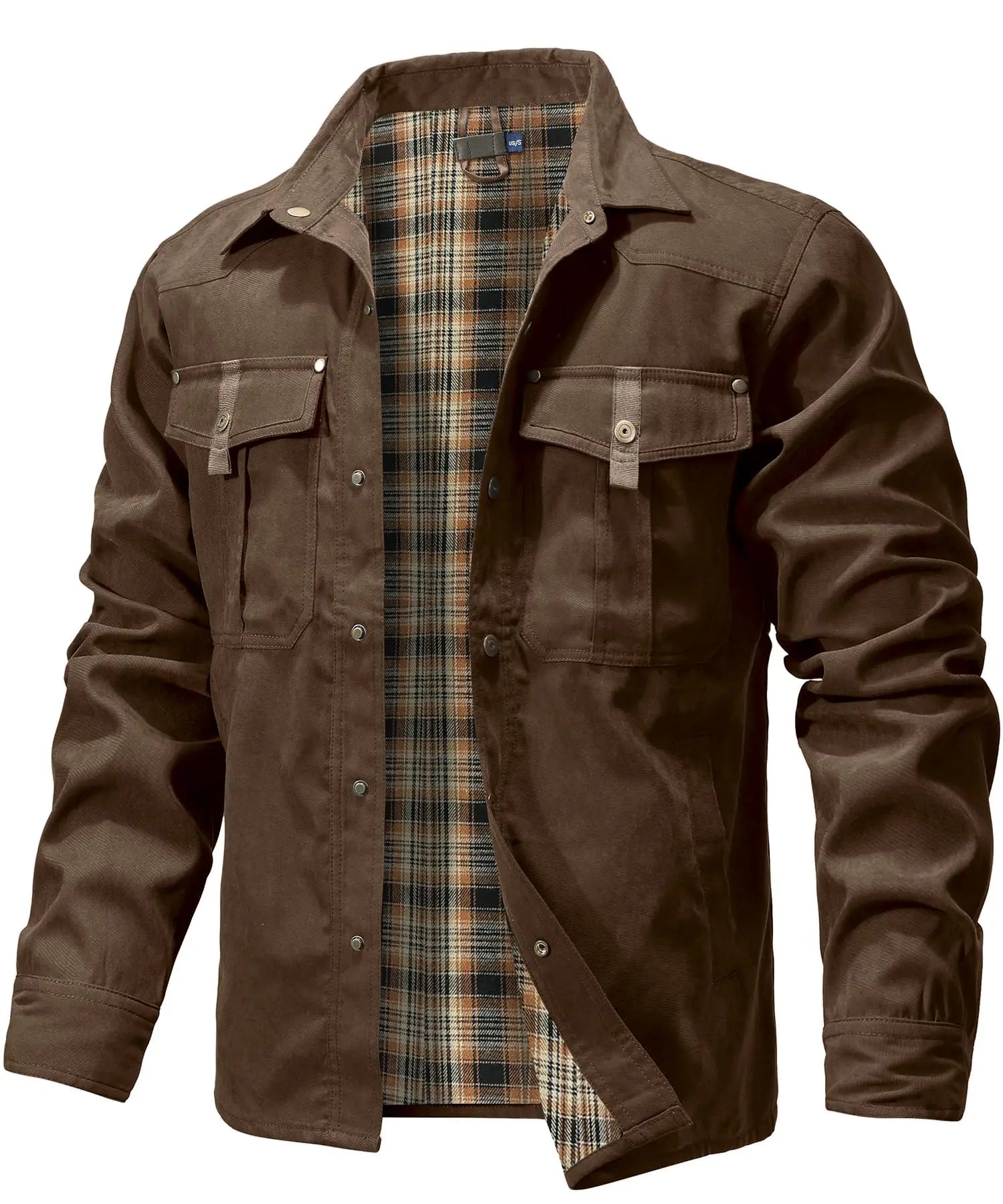 Jaqueta Masculina Forrada Xadrez