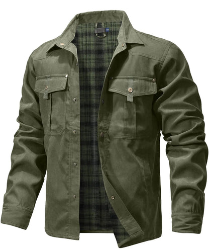 Jaqueta Masculina Forrada Xadrez