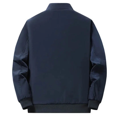 Jaqueta Masculina Impermeável Forrada com Zíper Winter