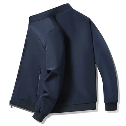 Jaqueta Masculina Impermeável Forrada com Zíper Winter