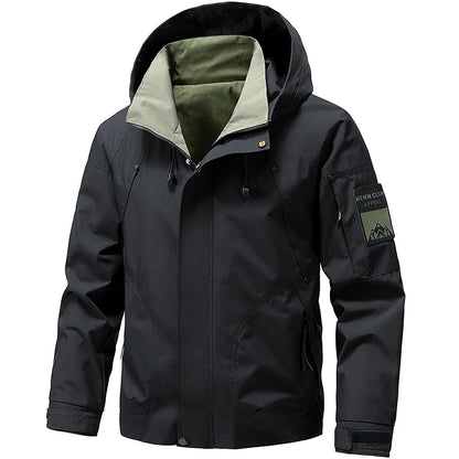Jaqueta Masculina Impermeável com Zíper Windbreaker Everest