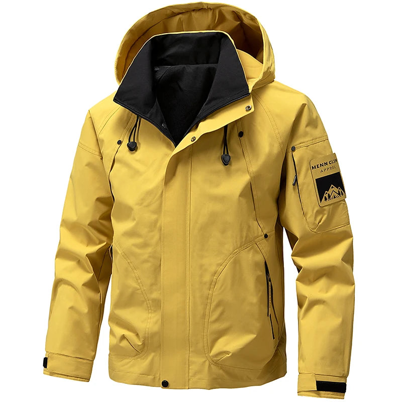 Jaqueta Masculina Impermeável com Zíper Windbreaker Everest