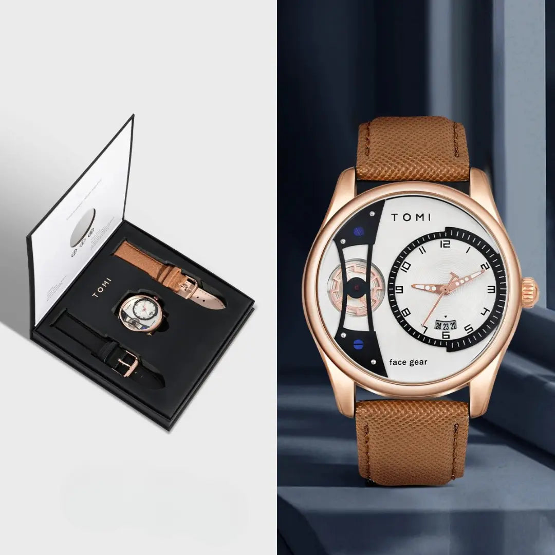 Kit Presente: Relógio Masculino com 2 Pulseiras Hercules