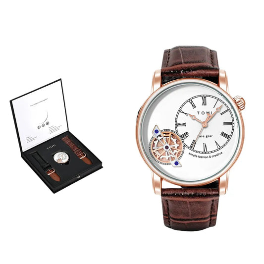 Kit Presente: Relógio Masculino com 2 Pulseiras Poseidon