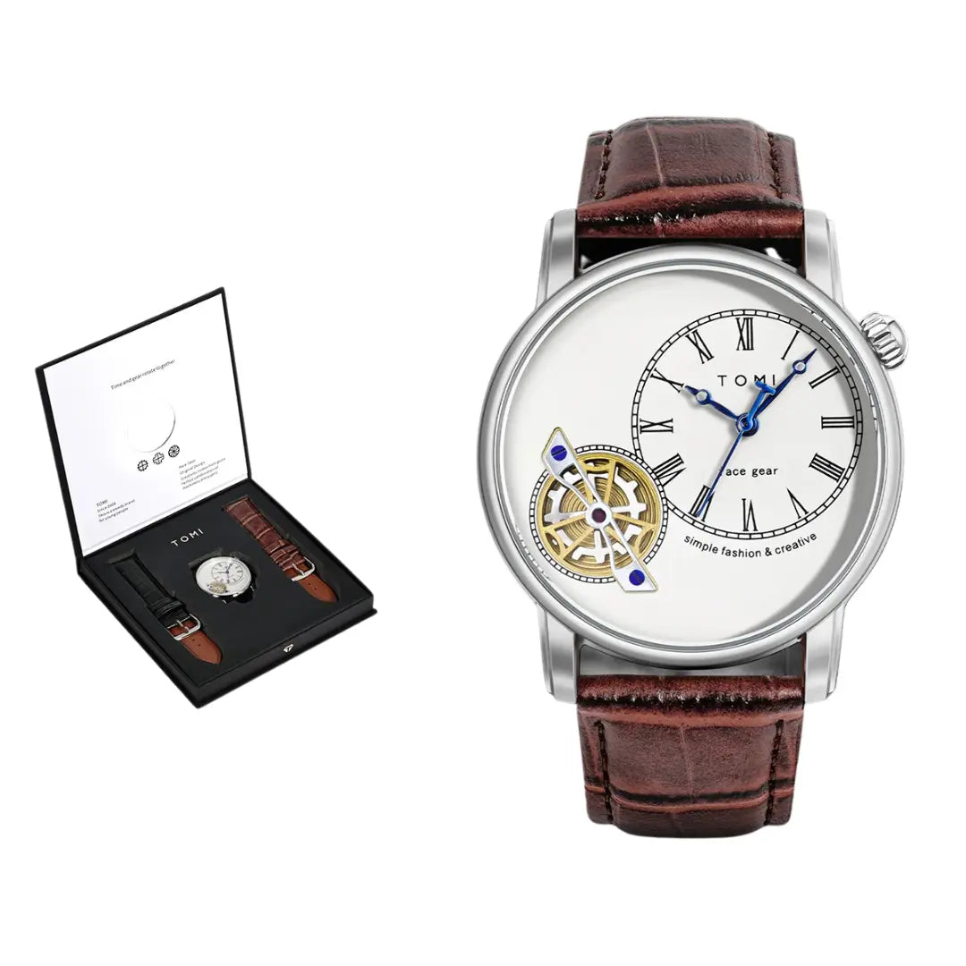 Kit Presente: Relógio Masculino com 2 Pulseiras Poseidon