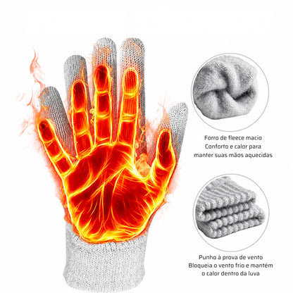 Luva Unissex Quentinha com Touch Warm