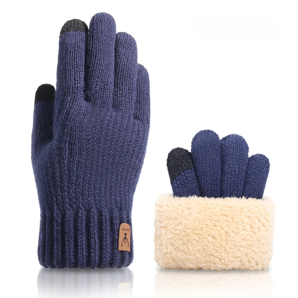 Luva de Inverno Unissex Peluciada Touch Fleece