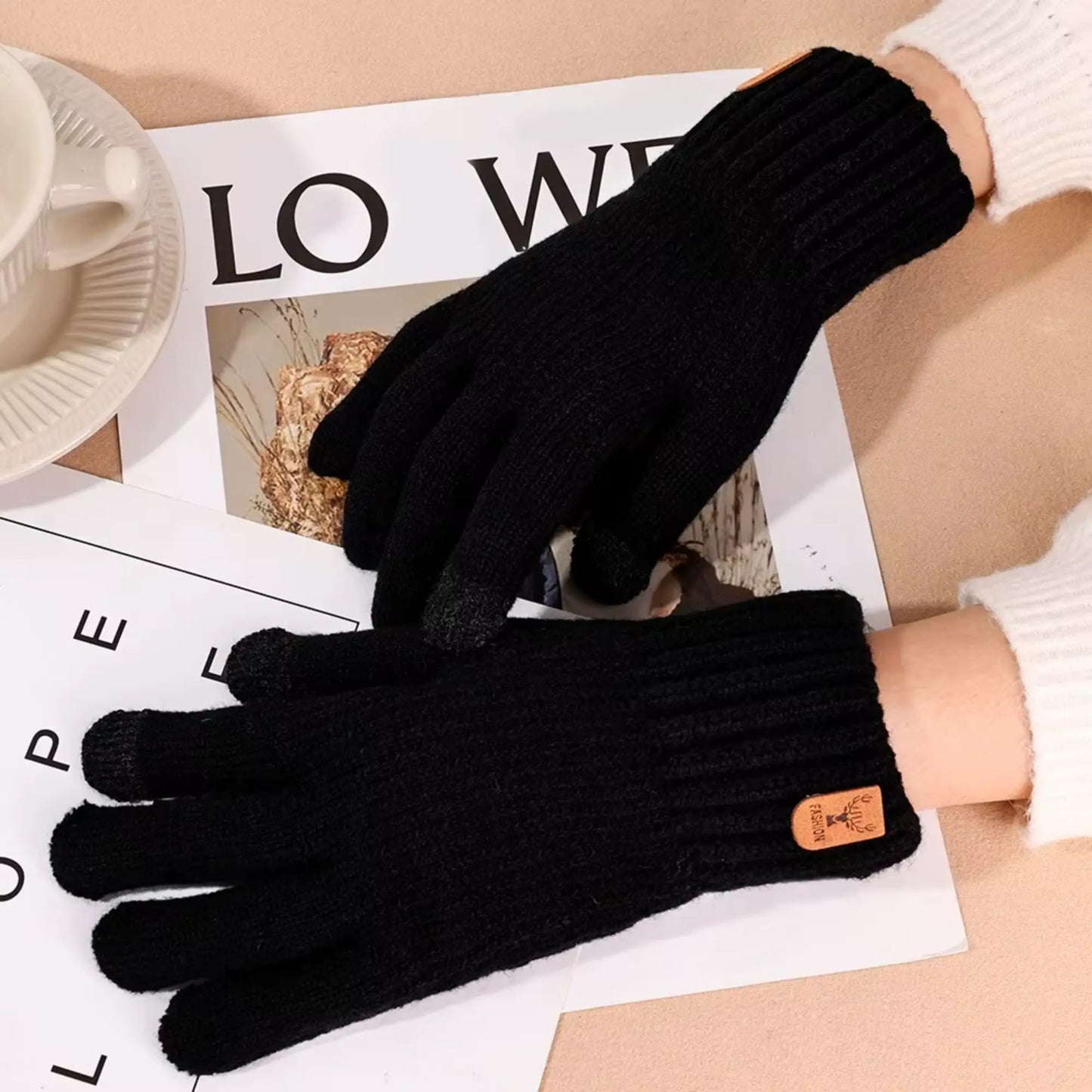 Luva de Inverno Unissex Peluciada Touch Fleece