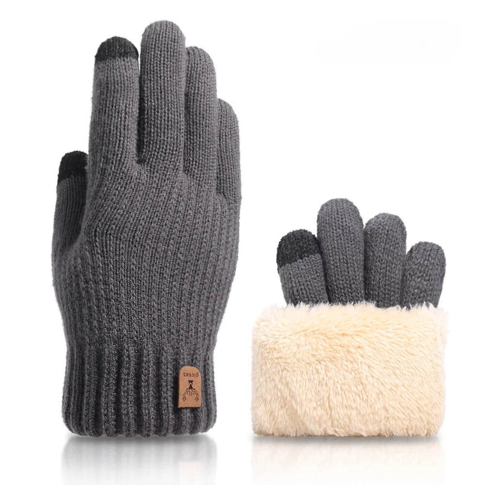 Luva de Inverno Unissex Peluciada Touch Fleece