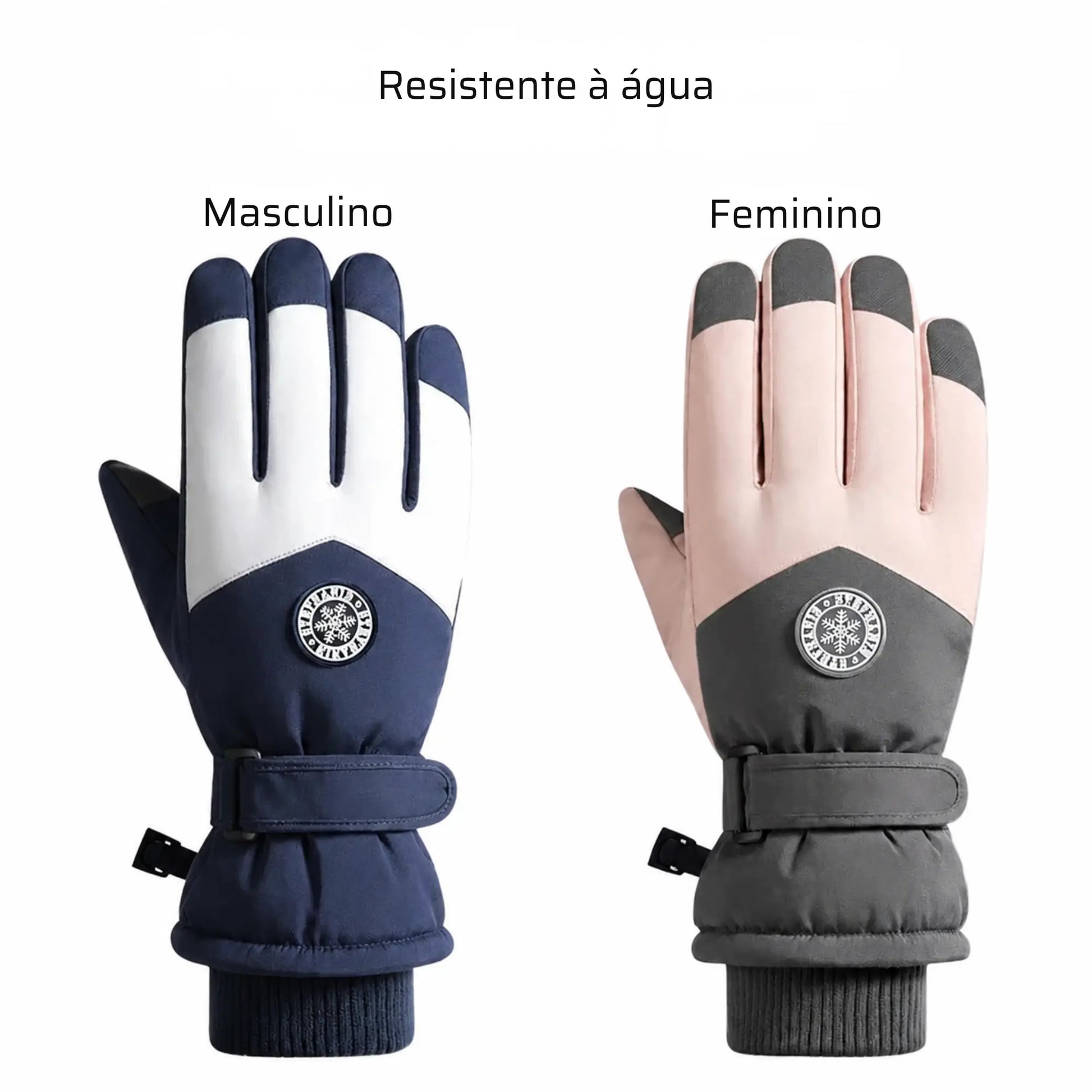 Luva de Inverno Unissex Ski Mittens