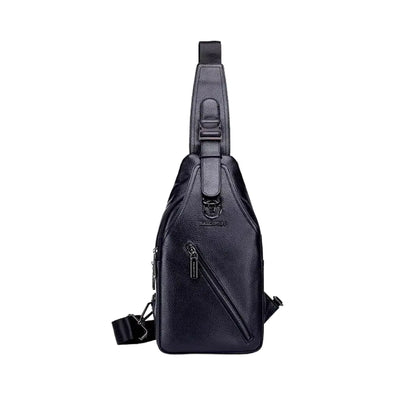 Mochila Transversal Masculina de Couro Scorpio