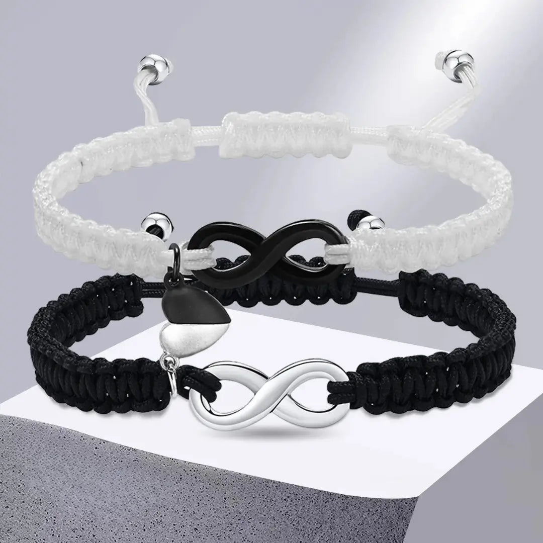 Par de Pulseiras em Paracord Infinito