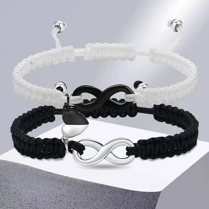 Par de Pulseiras em Paracord Infinito