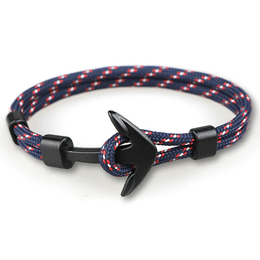 Pulseira Masculina Paracord Anchor ColorMix