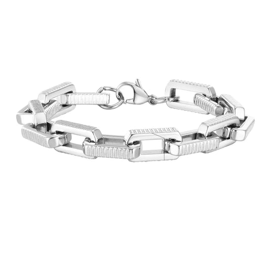Pulseira Masculina em Aço Lucian