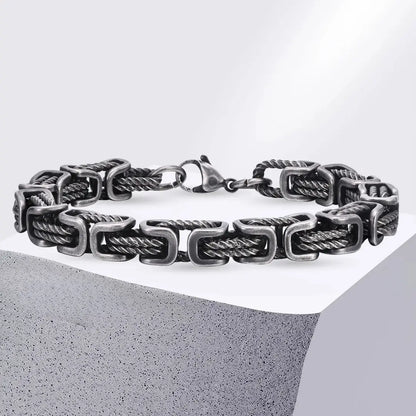 Pulseira Masculina em Aço Vintage VNX