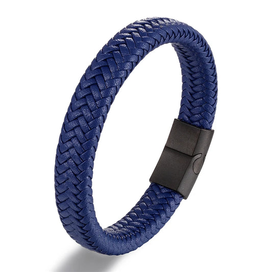 Pulseira Masculina em Couro Dimitrios