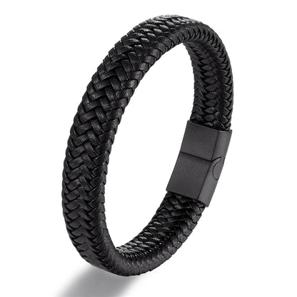 Pulseira Masculina em Couro Dimitrios