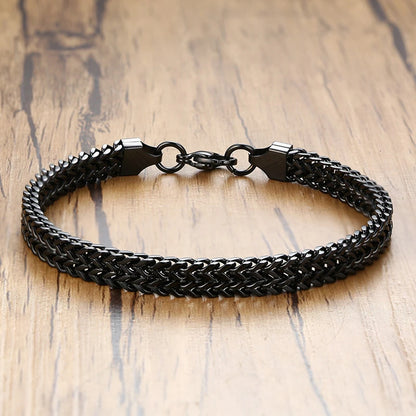 Pulseira Masculina em Aço Inoxidável Cubic Seja Orion Acessórios Masculinos 