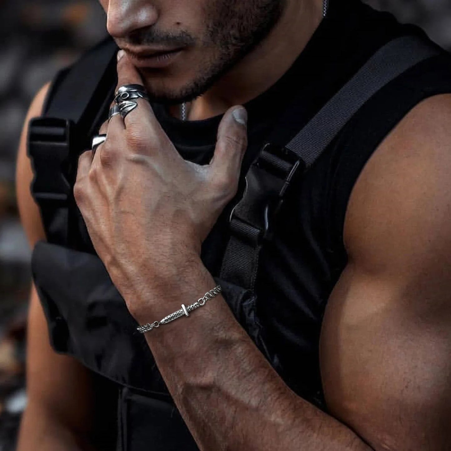 pulseira masculina, pulseira masculina aço inoxidável, pulseira masculina couro, pulseira masculina prata, pulseira masculina estilo viking, pulseira masculina elegante, pulseira masculina esportiva, pulseira masculina casual, pulseira masculina ouro, pulseira masculina com pingente