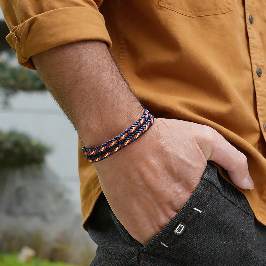 Pulseira Masculina em Paracord Strings