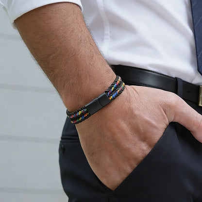 Pulseira Masculina em Paracord Strings